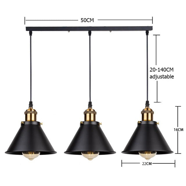 VintageGlow™ Colgante Industrial