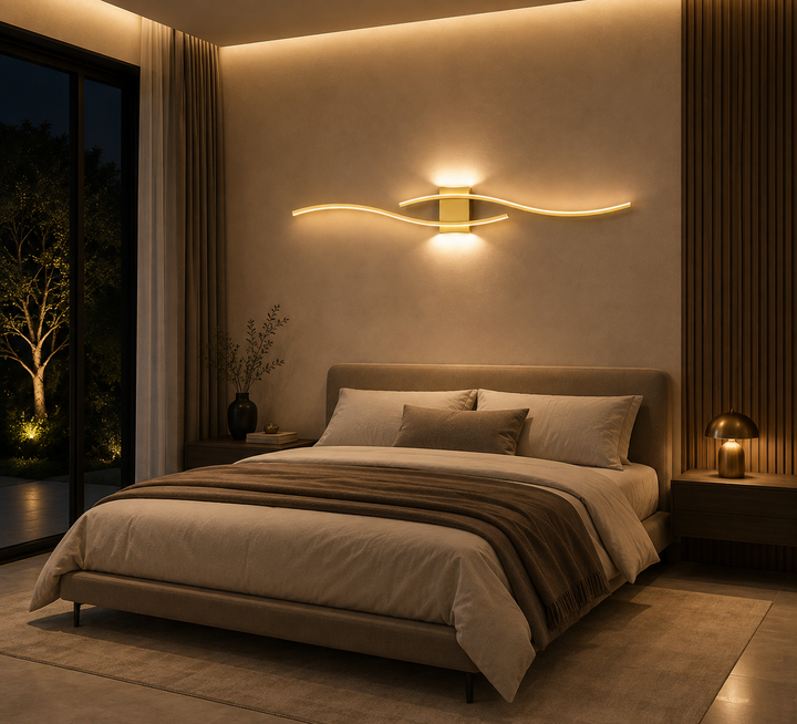 Lámpara de Pared Onda LED