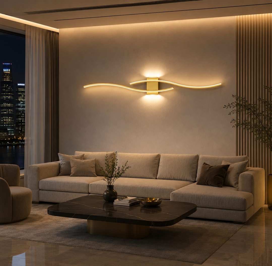 Lámpara de Pared Onda LED